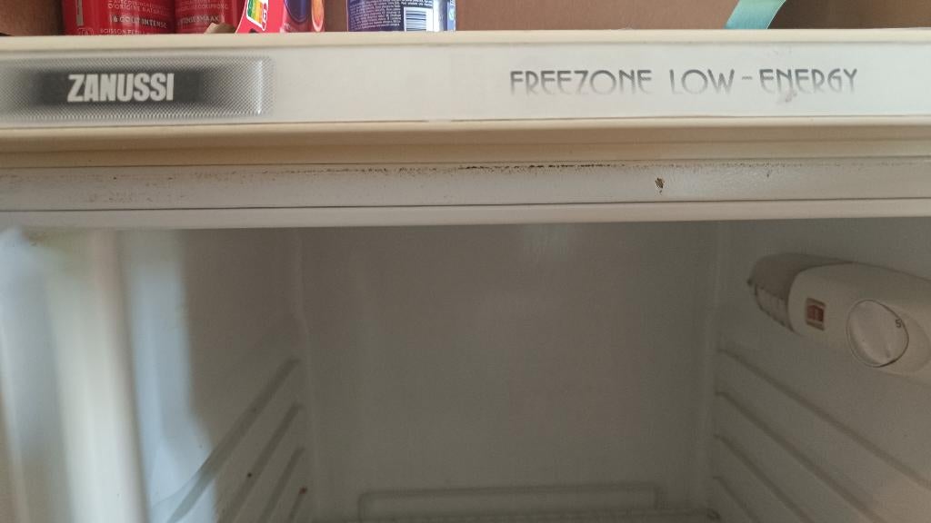 2 koelingen, Zanussi (met diepvries) en Bauknecht (zonder), Ophalen, 150 tot 200 liter, Gebruikt, 60 cm of meer