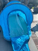 Blauwe pop-up tent - Zeer goede staat, Caravans en Kamperen, Ophalen of Verzenden, Zo goed als nieuw, Tot en met 2