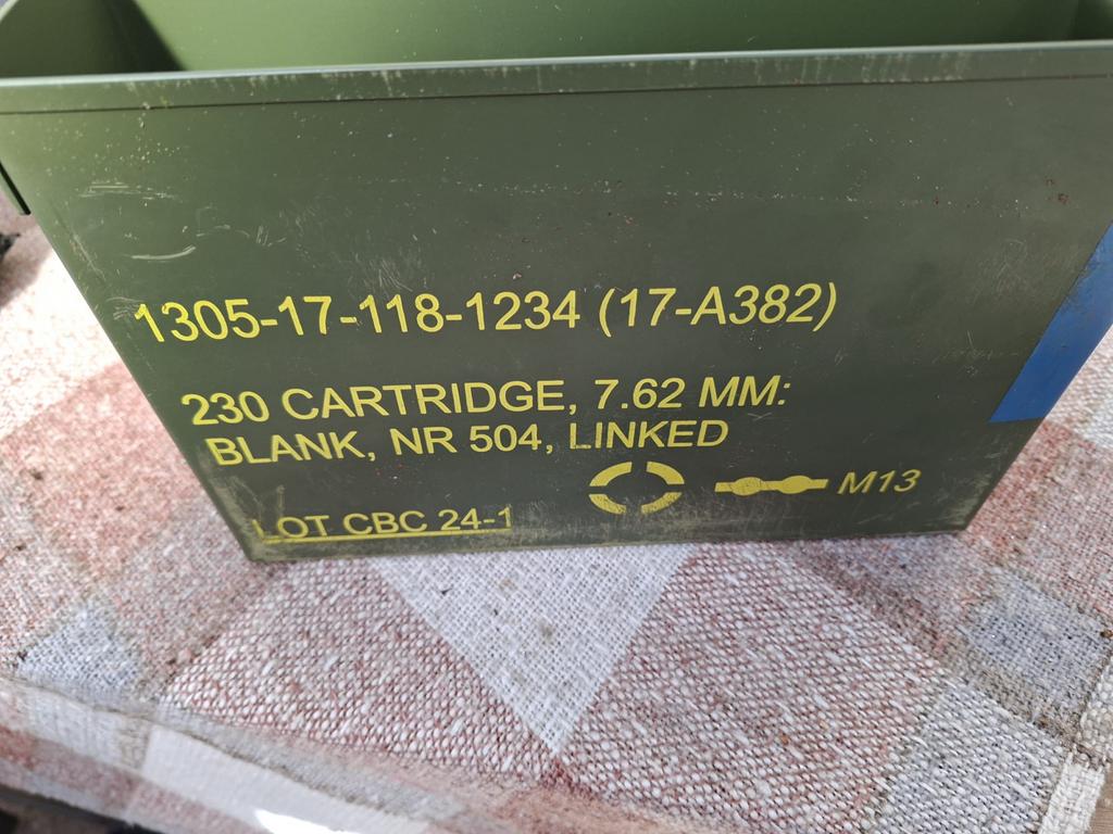 Munitiekist 7.62 MM, Verzamelen, Ophalen of Verzenden, Landmacht, Overige gebieden, Kist of Geocache