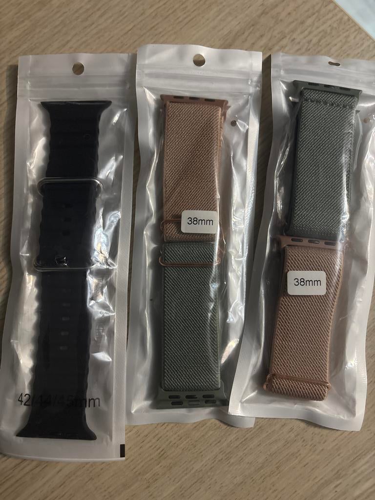 Apple Watch bandjes - Diverse kleuren en maten, Ophalen of Verzenden, Nieuw, Bandje