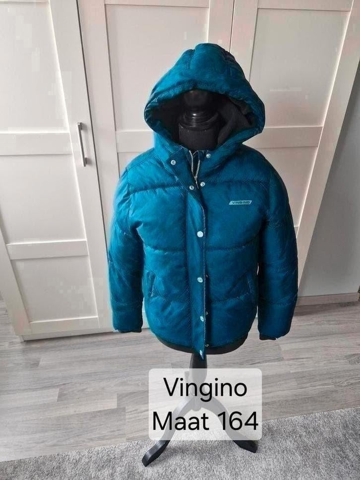 Vingino winterjas maat 164, Kinderen en Baby's, Kinderkleding | Maat 164, Meisje, Ophalen of Verzenden, Zo goed als nieuw, Vingino