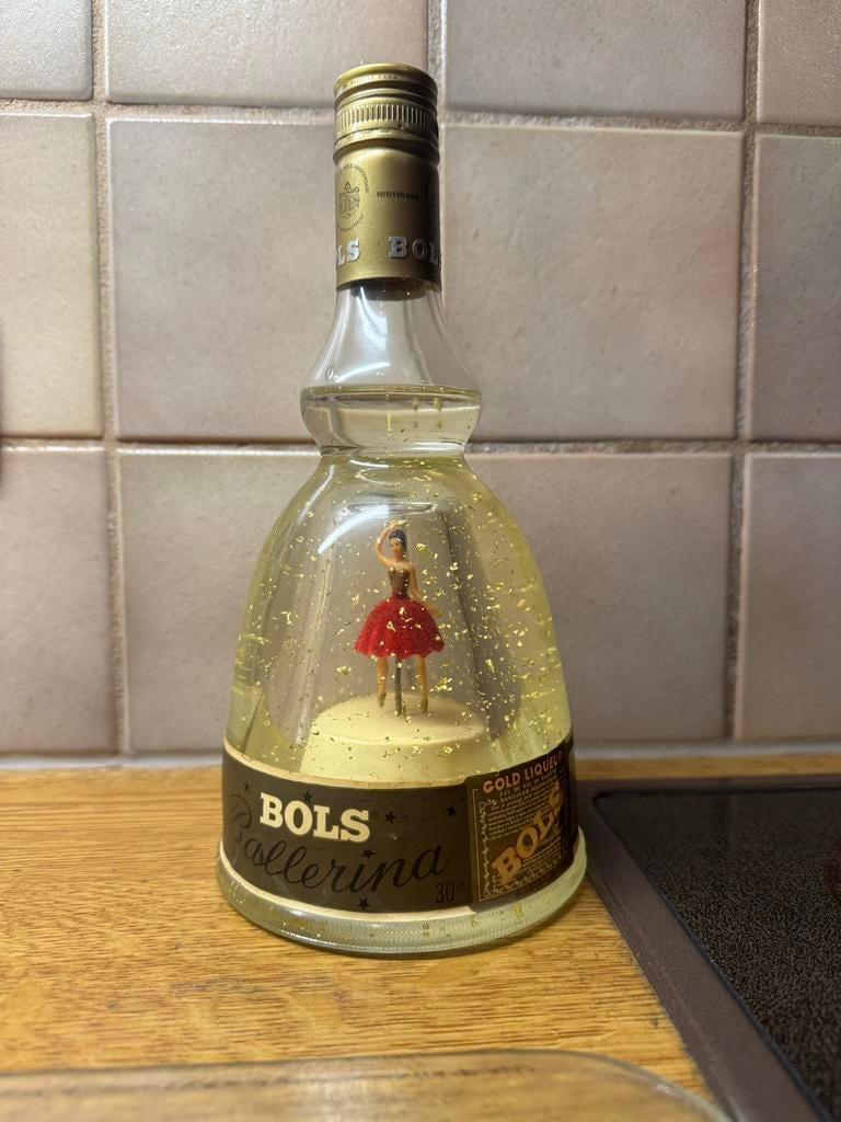 Bols Ballerina Gold Liqueur, Verzamelen, Wijnen, Overige gebieden, Overige typen, Ophalen of Verzenden, Zo goed als nieuw