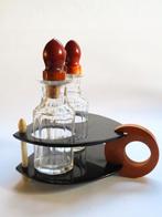 Art Deco olie- en azijnstel, Ophalen of Verzenden