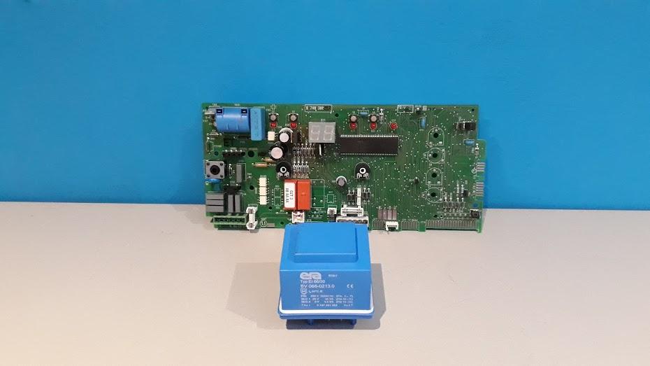 Print + trafo Bosch 24 VRC Art.nr: 87483002670, Doe-het-zelf en Verbouw, Verwarming en Radiatoren, Niet ingevuld, Gebruikt, Cv-ketel of Combi-ketel