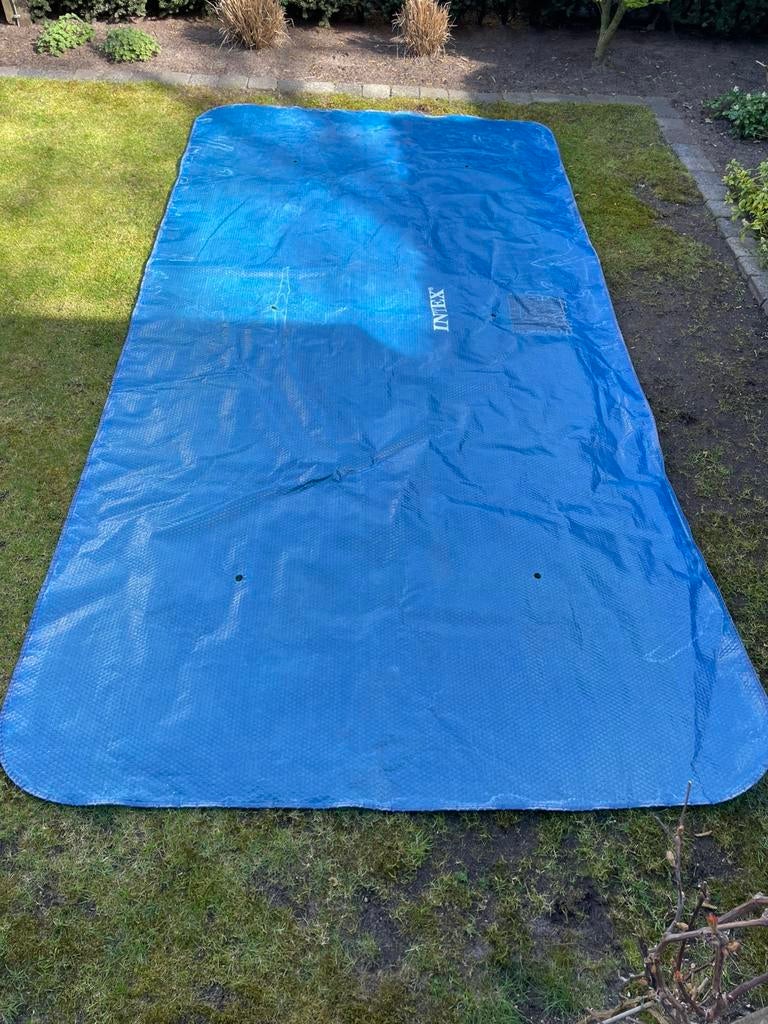 GRATIS AFHALEN zwembad afdekzeil INTEX 400 x 200 ca 4 bij 2, Ophalen, Overige typen, Zo goed als nieuw, 200 tot 400 cm