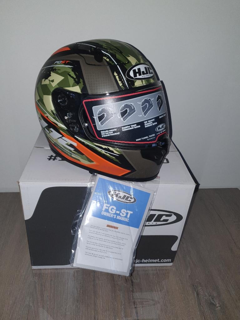 HJC FG-ST Kume maat M, Motoren, Kleding | Motorhelmen, M, HJC, Ophalen of Verzenden, Nieuw zonder kaartje