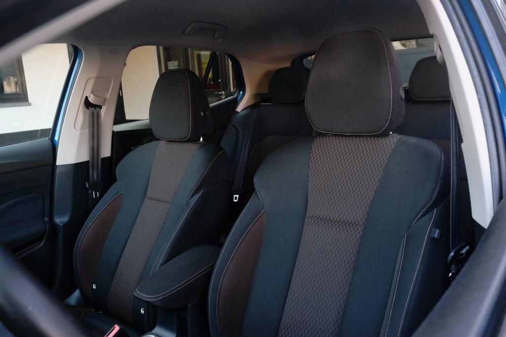 Skoda Fabia 1.0 TSI Bns Edition (bj 2022, automaat), Auto's, Skoda, Stof, Gebruikt, Blauw, 49 €/maand