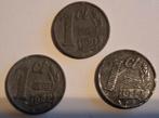 3 Zinken Centen 1941, 1942, 1944 - WOII, Ophalen of Verzenden, Koningin Wilhelmina, 1 cent, Losse munt