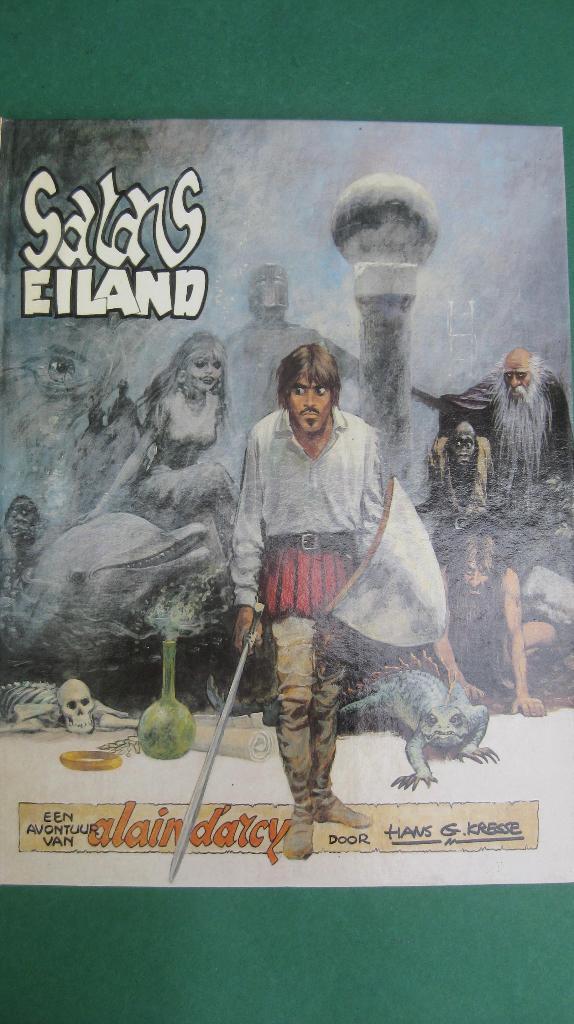 Hans Kresse - Satans eiland, Boeken, Stripboeken, Nieuw, Eén stripboek, Ophalen of Verzenden