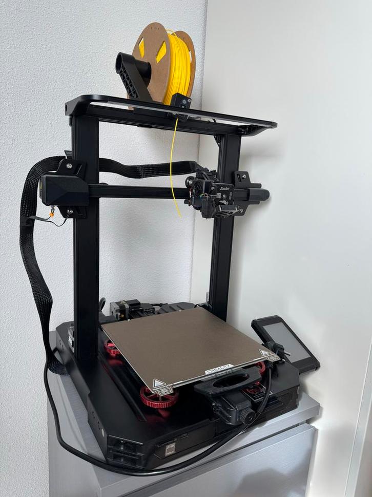 Creality Ender 3 S1 Pro 3D-printer with Box and Extra parts, Computers en Software, 3D Printers, Zo goed als nieuw, Ophalen