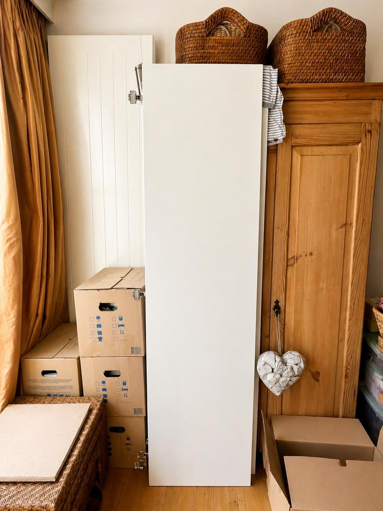 Twee IKEA Forsand deuren wit 50x195 cm (604.423.83), Ophalen, Gebruikt