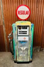 Wayne 100 vintage benzinepomp garage mancave USA decoratie, Ophalen, Gebruikt, Overige typen