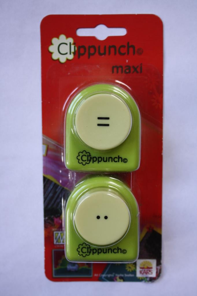 Clippunch rijgpons maxi recht en knoopsgat 6mm, Hobby en Vrije tijd, Ophalen of Verzenden, Nieuw, Overige thema's, Pons of Mal