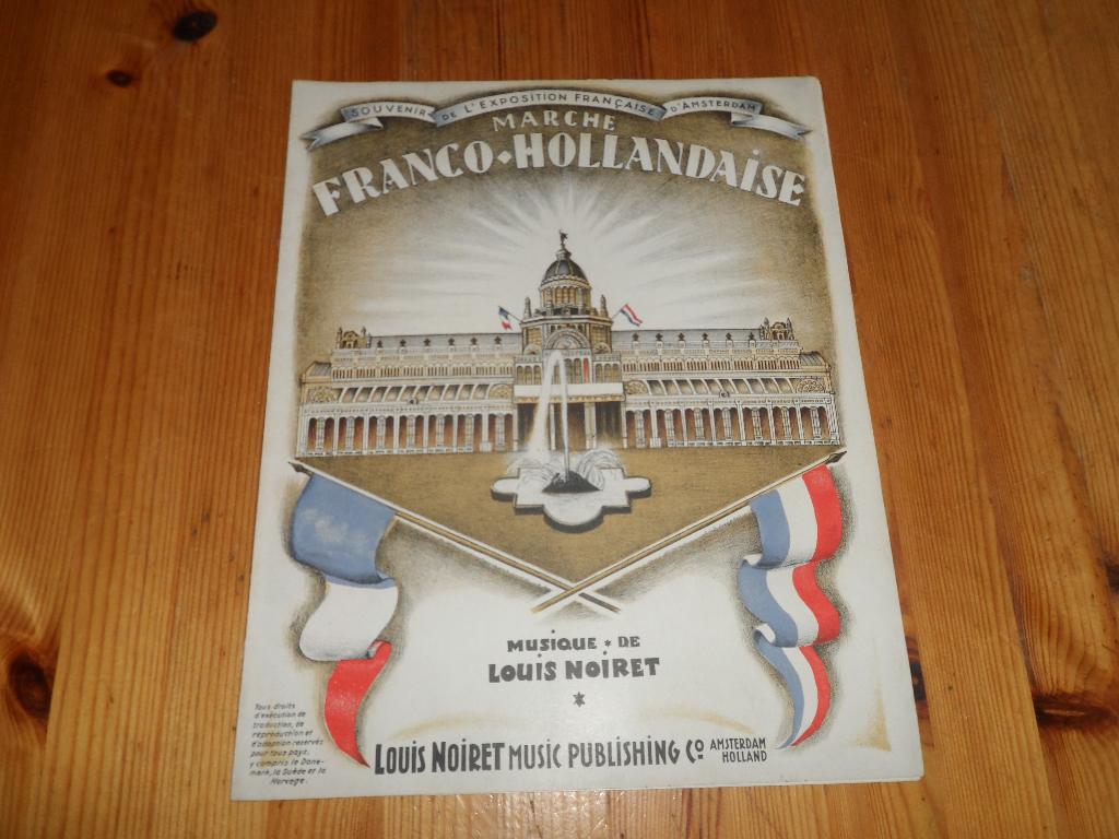 Marche franco-hollandaise - louis noiret, Ophalen of Verzenden, Zo goed als nieuw, Artiest of Componist, Piano