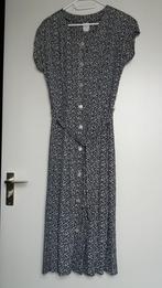 Leuke zgan doorknoop jurk, mt.40, Maat 38/40 (M), Zwart, Ophalen of Verzenden, Zo goed als nieuw