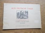 ALTE DEUTSCHE TÄNZE - VOOR BLOKFLUIT(VIOOL) EN PIANO, Gebruikt, Klassiek, Les of Cursus, Ophalen of Verzenden