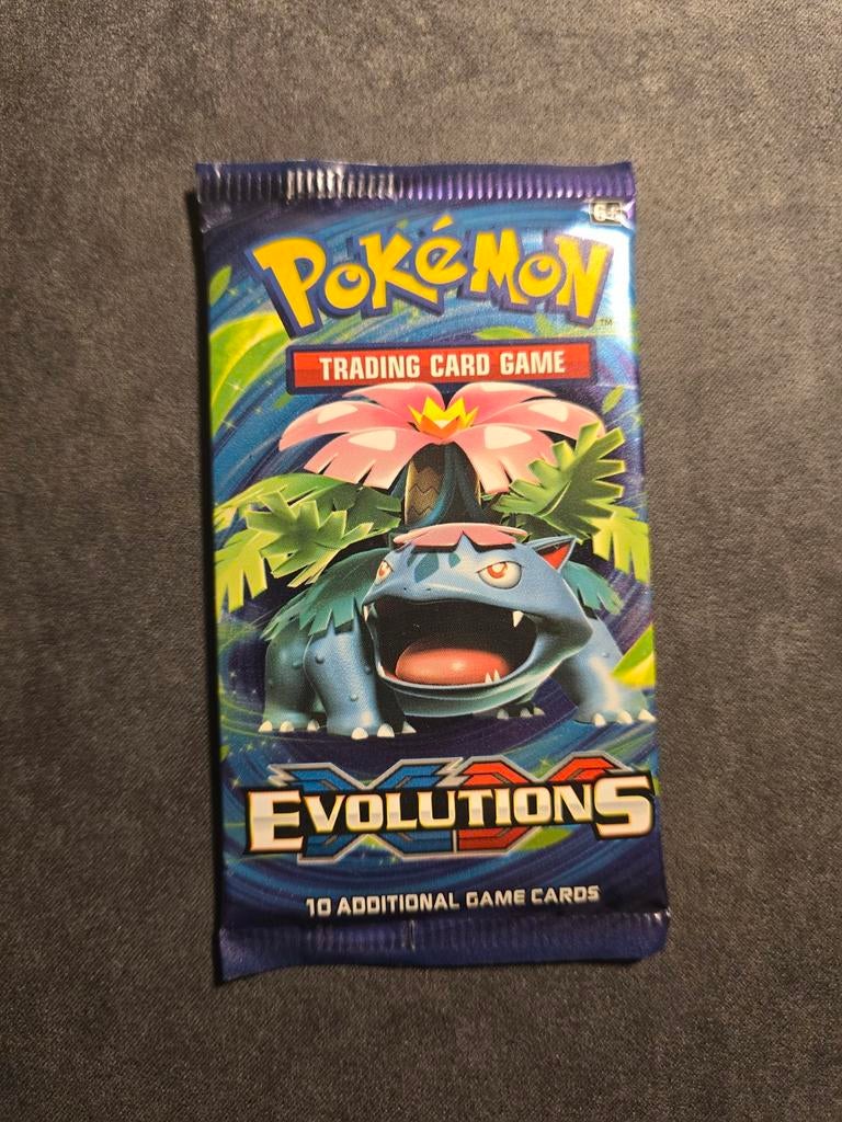 Sealed Pokémon booster pack XY Evolutions (Venusaur), Ophalen of Verzenden, Zo goed als nieuw, Foil