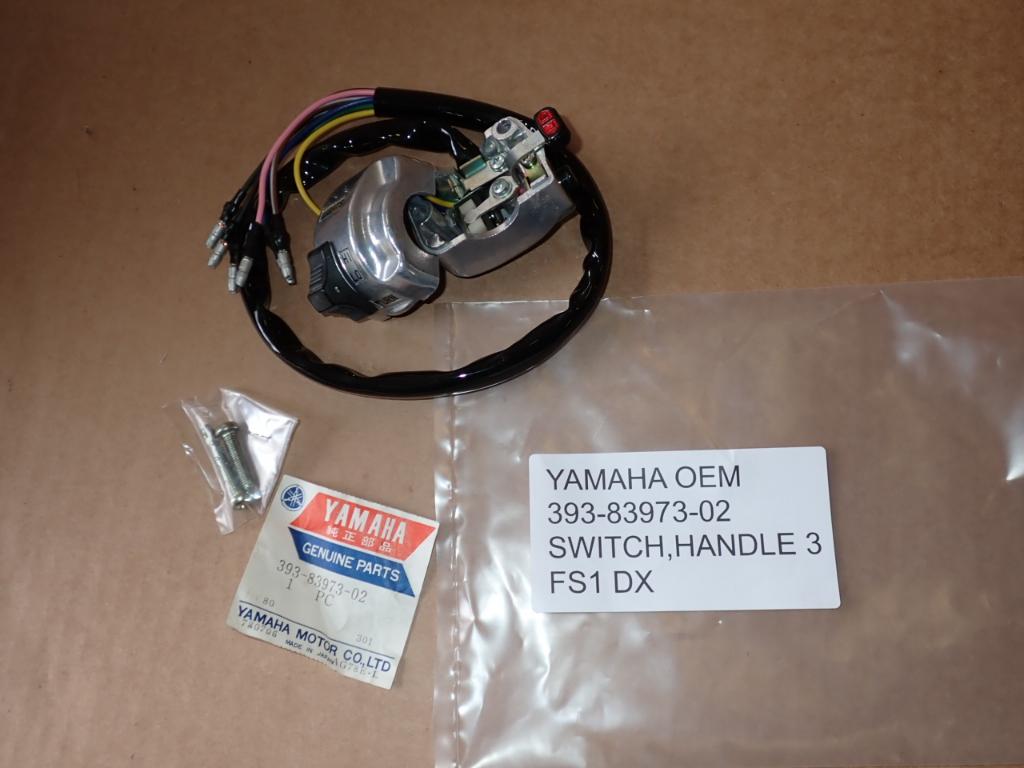 Yamaha FS1 DX Stuur Schakelaar Unit NOS 393-83973-02, Verzenden
