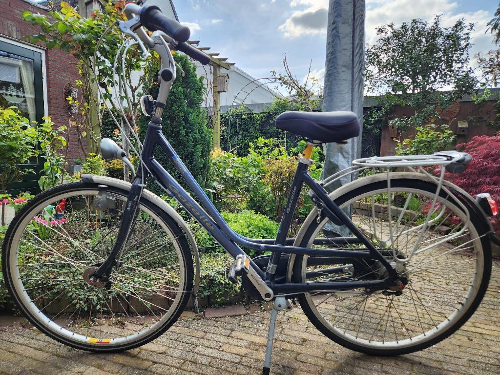 Gazelle Davos blauw, Fietsen en Brommers, Ophalen, Versnellingen, Gazelle, Trommelrem