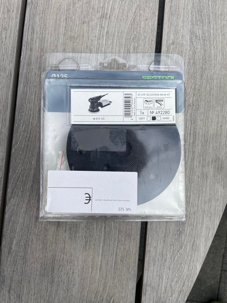 Festool Schuurzool ST-STF-ES125/90/8-M4 W-HT, Ophalen of Verzenden, Nieuw, Overige typen