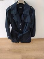 Donkerblauwe Trenchcoat maat 42/44, Ophalen of Verzenden, Zo goed als nieuw, Maat 42/44 (L), Blauw