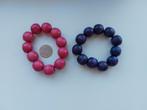 twee houten armbanden, Ophalen of Verzenden, Overige kleuren, Hout