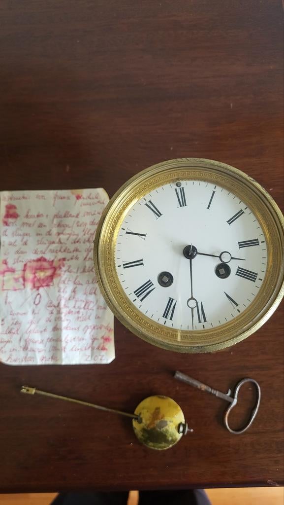 Hang klokje koper/messing?, Antiek en Kunst, Antiek | Klokken, Ophalen of Verzenden