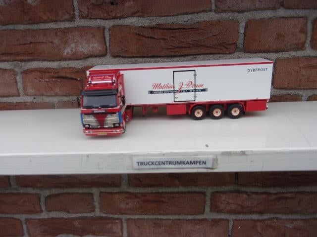 Tekno  Scania  143 - 450  van  J. Bram  Matthias., Hobby en Vrije tijd, Modelauto's | 1:50, Ophalen of Verzenden, Nieuw, Bus of Vrachtwagen