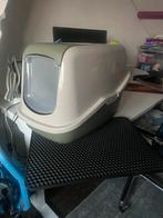 Savic Nestor kattenbak zand groen met kattenbakmat, Ophalen, Zo goed als nieuw, Gesloten