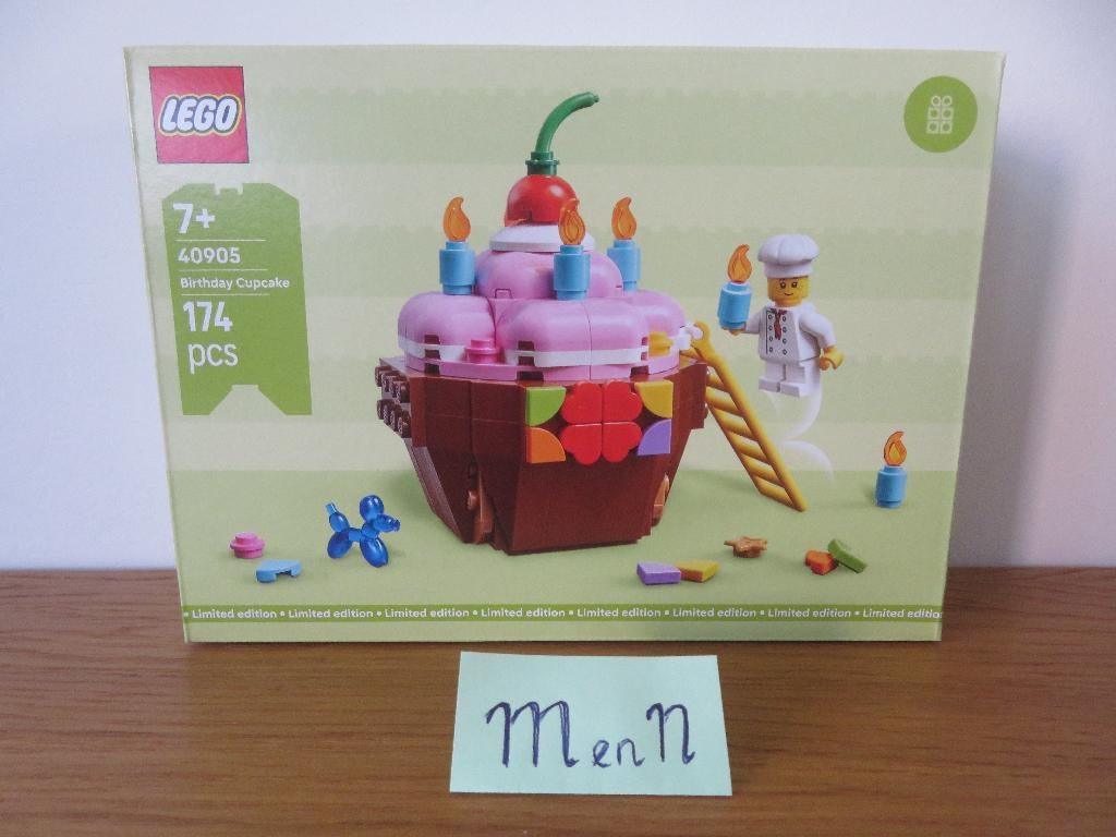 LEGO 40905 Birthday Cupcake Verjaardag Cake Minifig Poppetje, Ophalen, Overige thema's, Lego, Nieuw