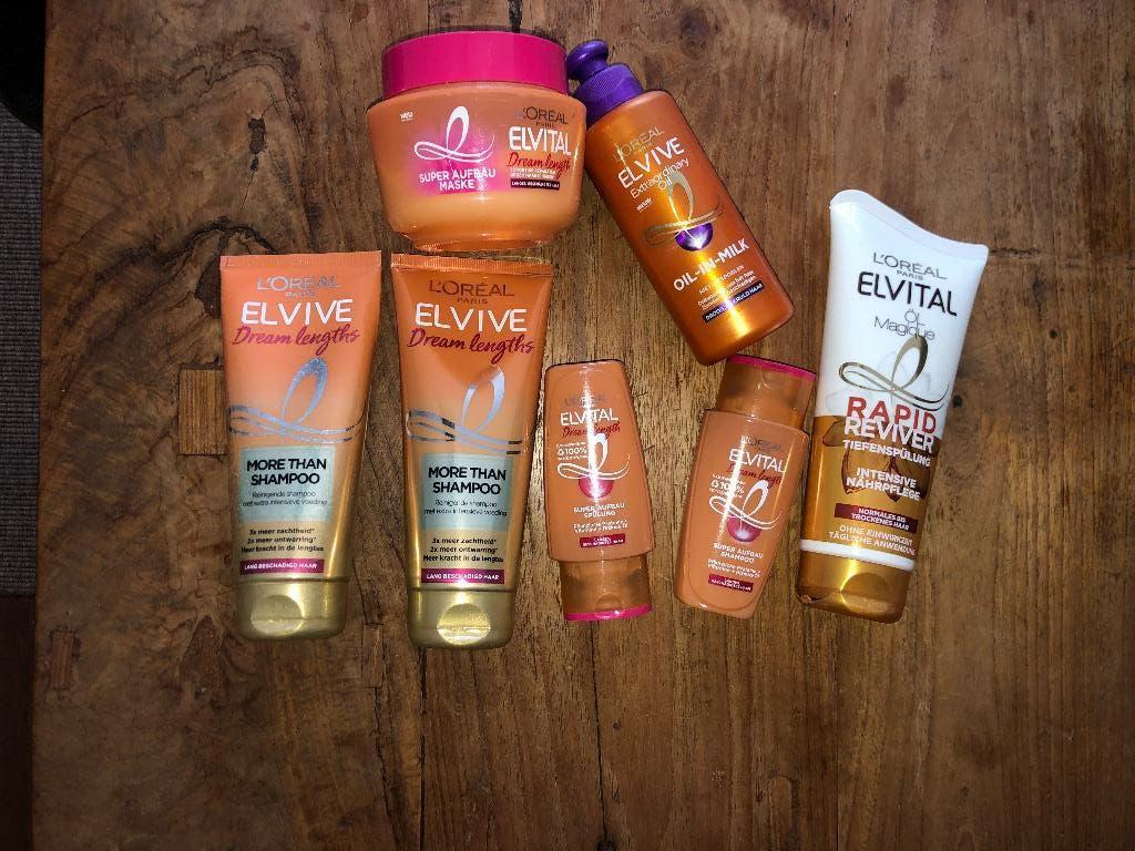 Elvive Dream Lenght nieuw ongebruikt + vakantie mini’s, Verzenden, Nieuw, Haarverzorger of -hersteller