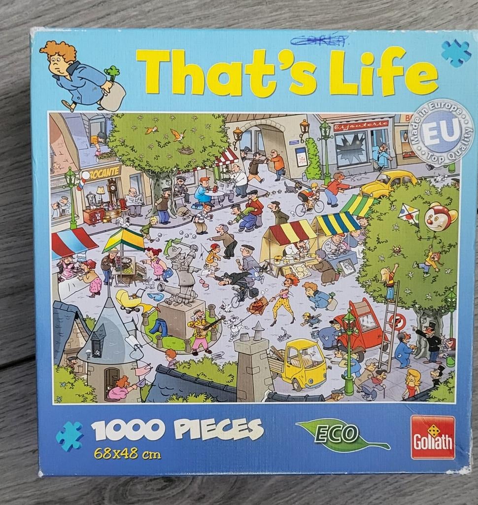 Puzzel that's life, Ophalen, 500 t/m 1500 stukjes, Zo goed als nieuw
