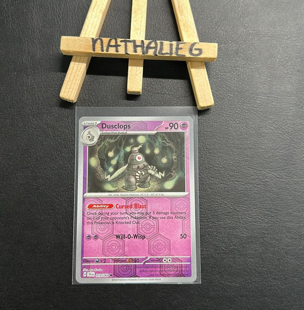 Dusclops reverse 019/064 Pokemon Shrouded Fable, Ophalen of Verzenden, Nieuw, Losse kaart