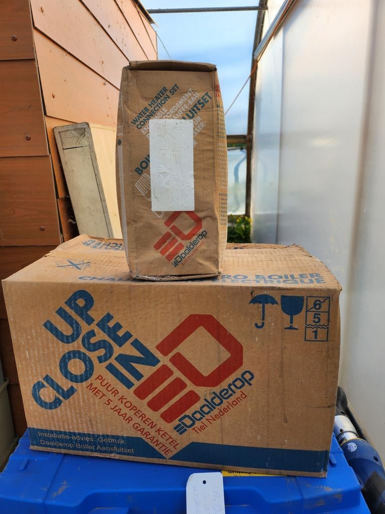 Close-in boiler 10 ltr, Aardgas, Nieuw, Minder dan 3 jaar oud, Minder dan 20 liter