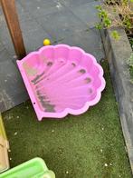 Halve schelp zandbak met zand, Ophalen, Gebruikt