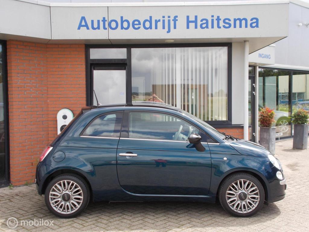 Fiat 500 0.9 TwinAir Turbo Cult Lederlook | Panodak | Clima, Auto's, Voorwielaandrijving, Gebruikt, 905 kg, Bedrijf