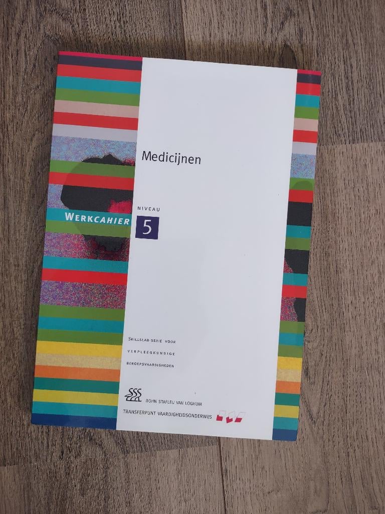 Medicijnen Werkcahier, Boeken, Ophalen of Verzenden, Beta, Zo goed als nieuw, HBO