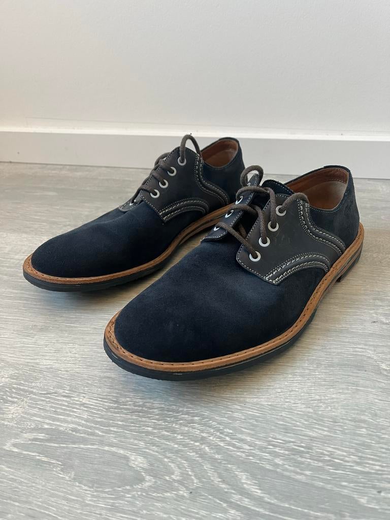 Clarks Duty Trek - Maat 44, Ophalen of Verzenden, Gedragen, Blauw, Veterschoenen