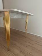 Eettafel uitschuifbaar, Ophalen, Zo goed als nieuw, 25 tot 50 cm, Rechthoekig