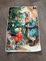 Beatrix Potter Peter Rabbit Kerst Keuken/Gastenhanddoek, Ophalen of Verzenden, Nieuw, Overige kleuren, Theedoek of Handdoek