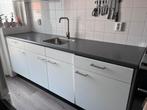 Keukenblokje, Huis en Inrichting, Keuken | Complete keukens, Ophalen, Gebruikt, Wit, Enkelwandige keuken