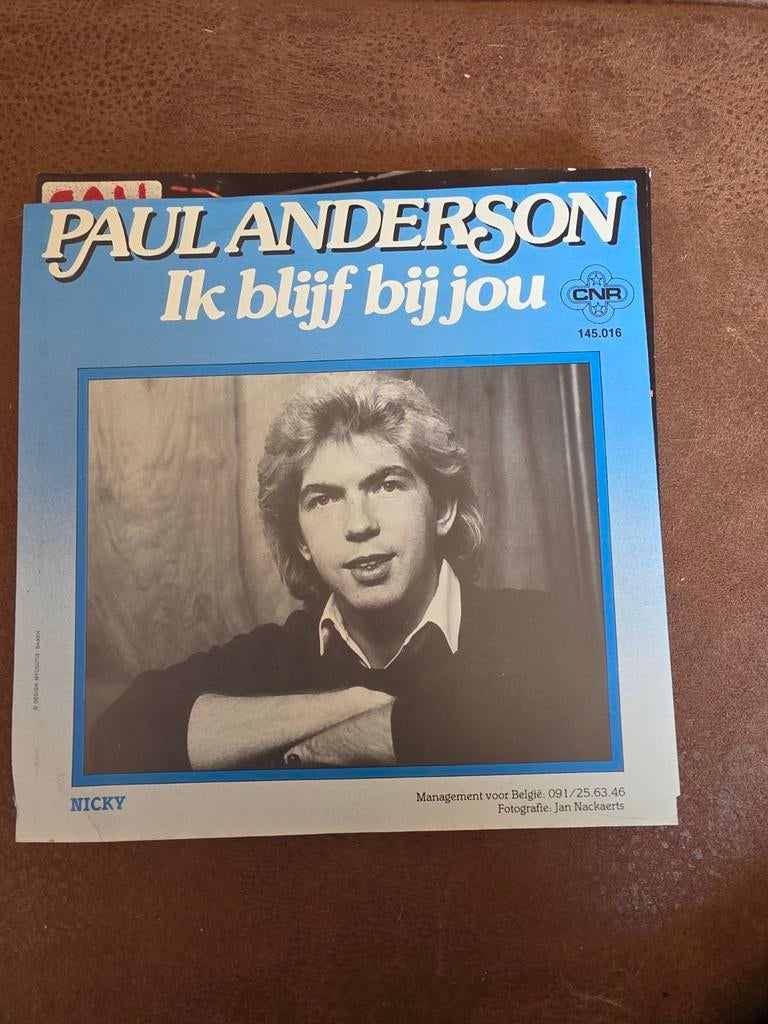 Paul Anderson - Ik blijf bij jou (Single), Ophalen of Verzenden, Gebruikt, 7 inch, Nederlandstalig