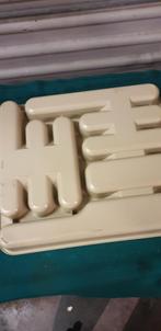 besteklade curver creme kunststof, Ophalen of Verzenden, 'T Olde Gre-j, Info@toldegrej.nl, Endepoelstraat 20f Didam