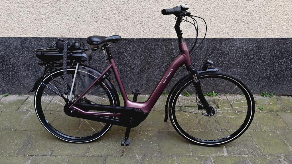 Batavus Finez E-go Active Plus, elektrische damesfiets 8v, Fietsen en Brommers, Elektrische fietsen, 51 tot 55 cm, Ophalen, Zo goed als nieuw