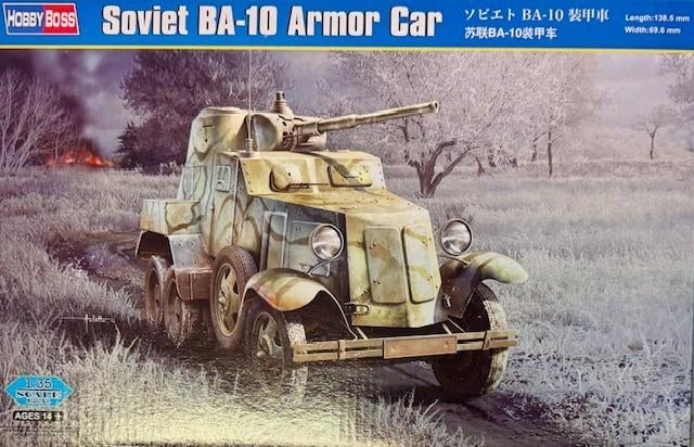 Coelianmodels, Hobby Boss 83840, Sovjet BA-10, 1/35, € 16,99, Hobby en Vrije tijd, Modelbouw | Auto's en Voertuigen, Nieuw, Tank