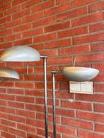 SET VAN 2 VERSTELBARE Vintage Design VLOERLAMPEN GRIJS, Ophalen, Zo goed als nieuw, Metaal, 150 tot 200 cm