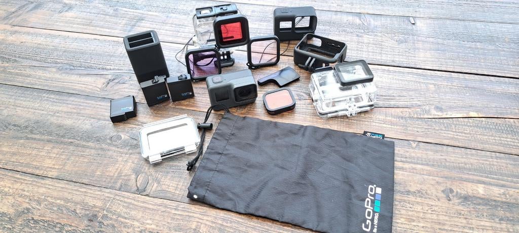 GoPro Hero 5 Black met accessoires, Audio, Tv en Foto, Actiecamera's, Ophalen of Verzenden, GoPro