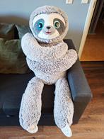 pluche luiaard knuffel van 135 cm, Overige typen, Grijs, Ophalen of Verzenden, Zo goed als nieuw