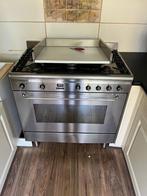 Fornuis met 5 gaspitten en oven, Gebruikt, 60 cm of meer, Ophalen of Verzenden, Gas