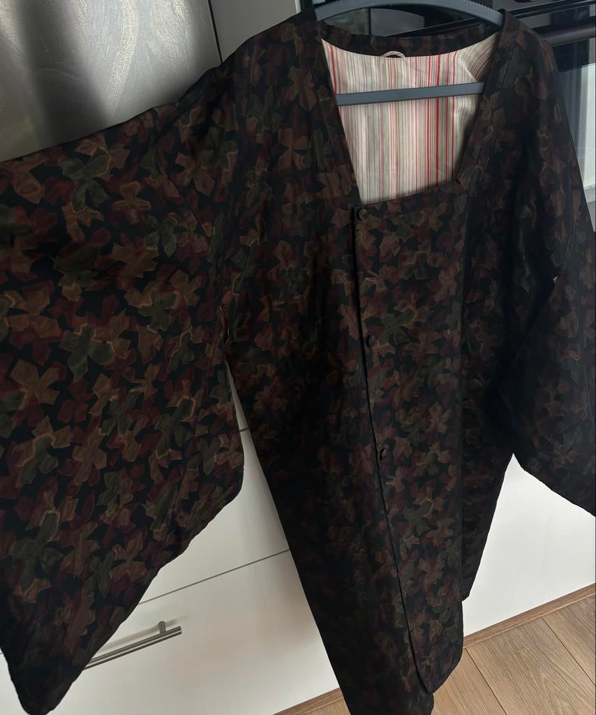 Funky Kleurrijke Kimono - Unisex, Ophalen of Verzenden, Gedragen, Maat 42/44 (L), Overige kleuren